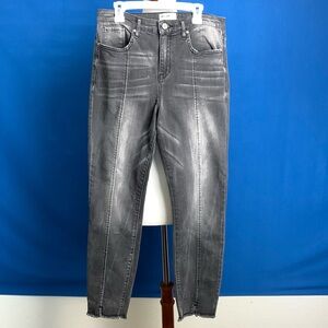 William Rast black high rise ankle jeans